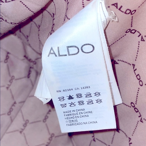 Aldo Pink with Gold accents medium sized purse gorgeous , very new - Picture 5 of 7
